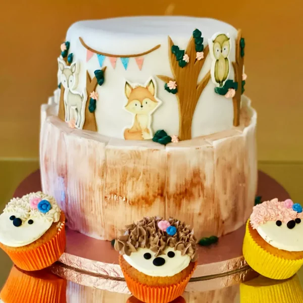 funny stawberry cake and cupcakes in geneva from the pastry shop natcake