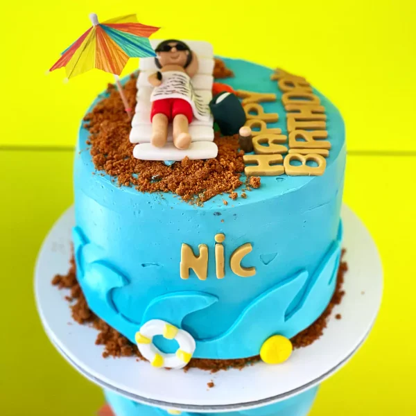 number cake au fruit fait par Natcake la meilleure patisserie a geneve